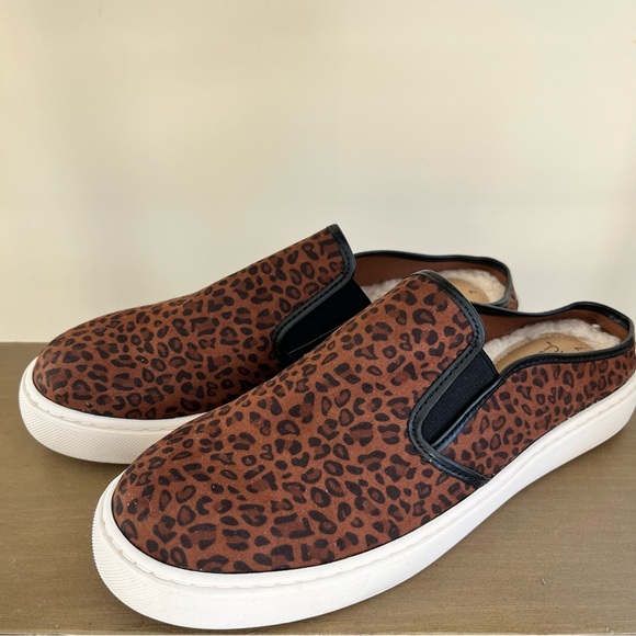 Time and Tru Shoes - Time and Tru Leopard Print Women's Mules